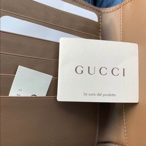 Authentic Gucci passport wallet